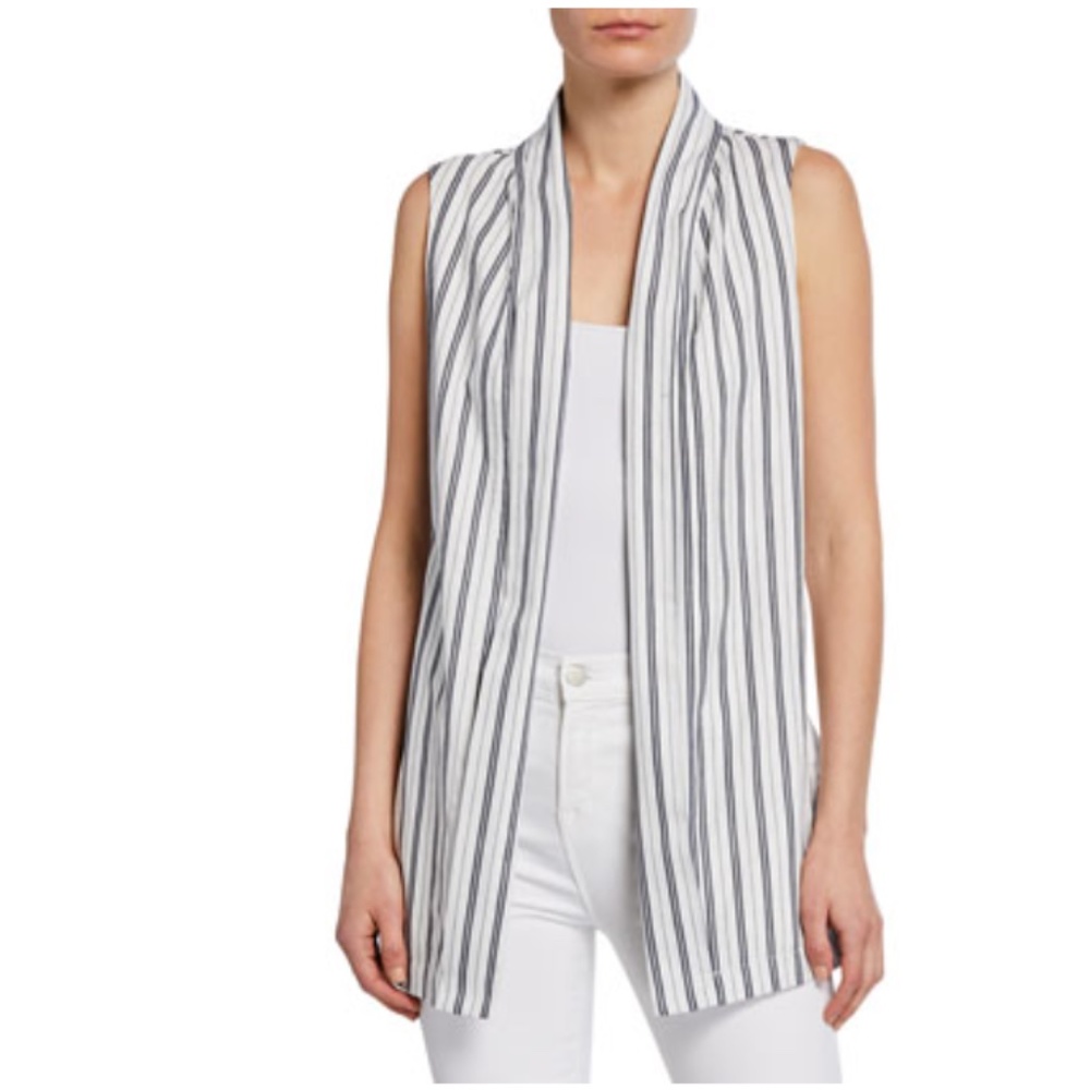 NWT Cupcakes and Cashmere by Anthropologie Elantra Striped Duster Vest